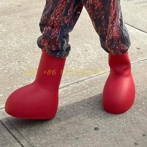 red-rain-boots-thick-bottom