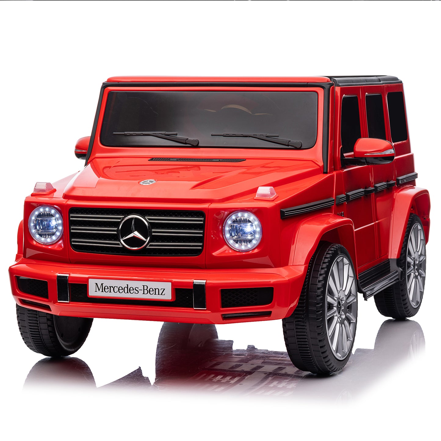 Licensed Mercedes-Benz G500,24V Kids ride on toy 2.4G W/Parents Remote Control,electric car for kids,Three speed adjustable,Power display, USB,MP3 ,Bluetooth,LED light,Three-point safety belt