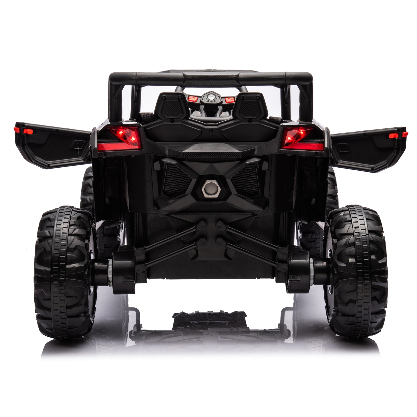 12V Ride On Car with Remote Control,UTV ride on for kid,3-Point Safety Harness, Music Player (USB Port/Volume Knob/Battery Indicator), LED Lights, High-Low Speed Switch - Off-Road Adventure for Kids