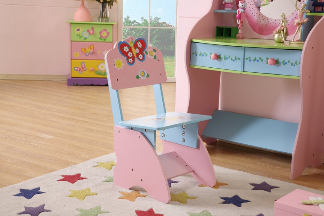 Kids Funnel Olivia the Fairy Girls Dressing Table with Chair