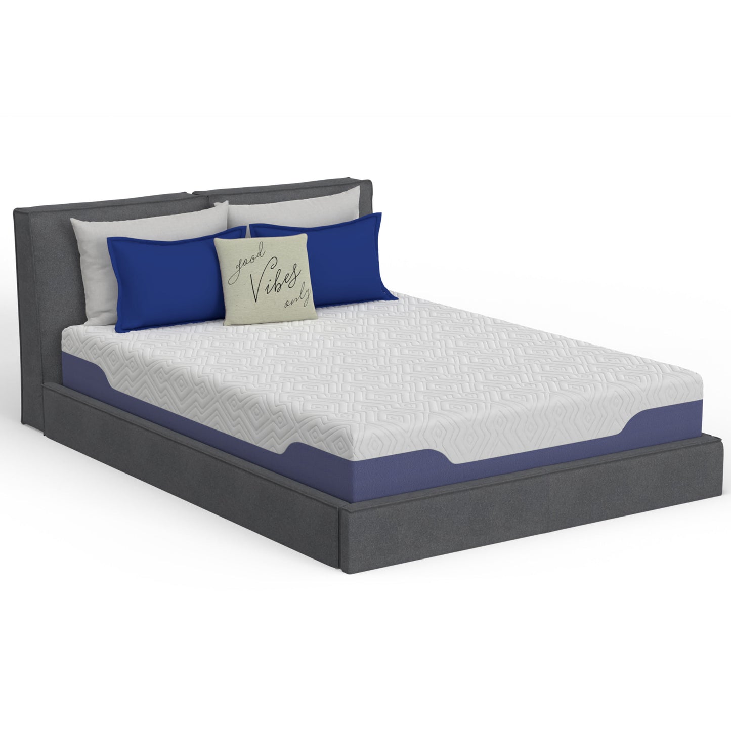 Vibe 12" Supreme Cooling Hybrid Memory Foam and Innerspring Mattress - King