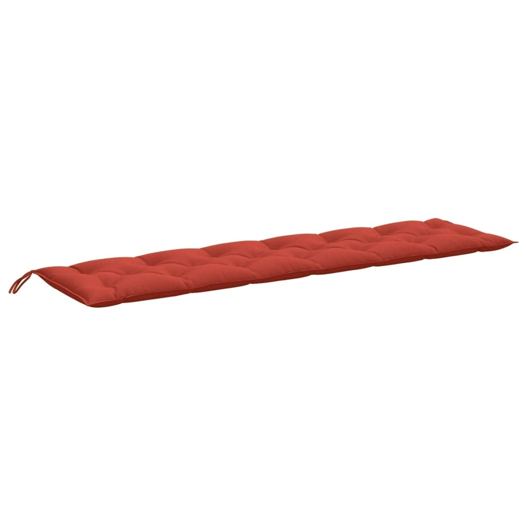 vidaXL Garden Bench Cushion Melange Red 78.7"x19.7"x2.8" Fabric