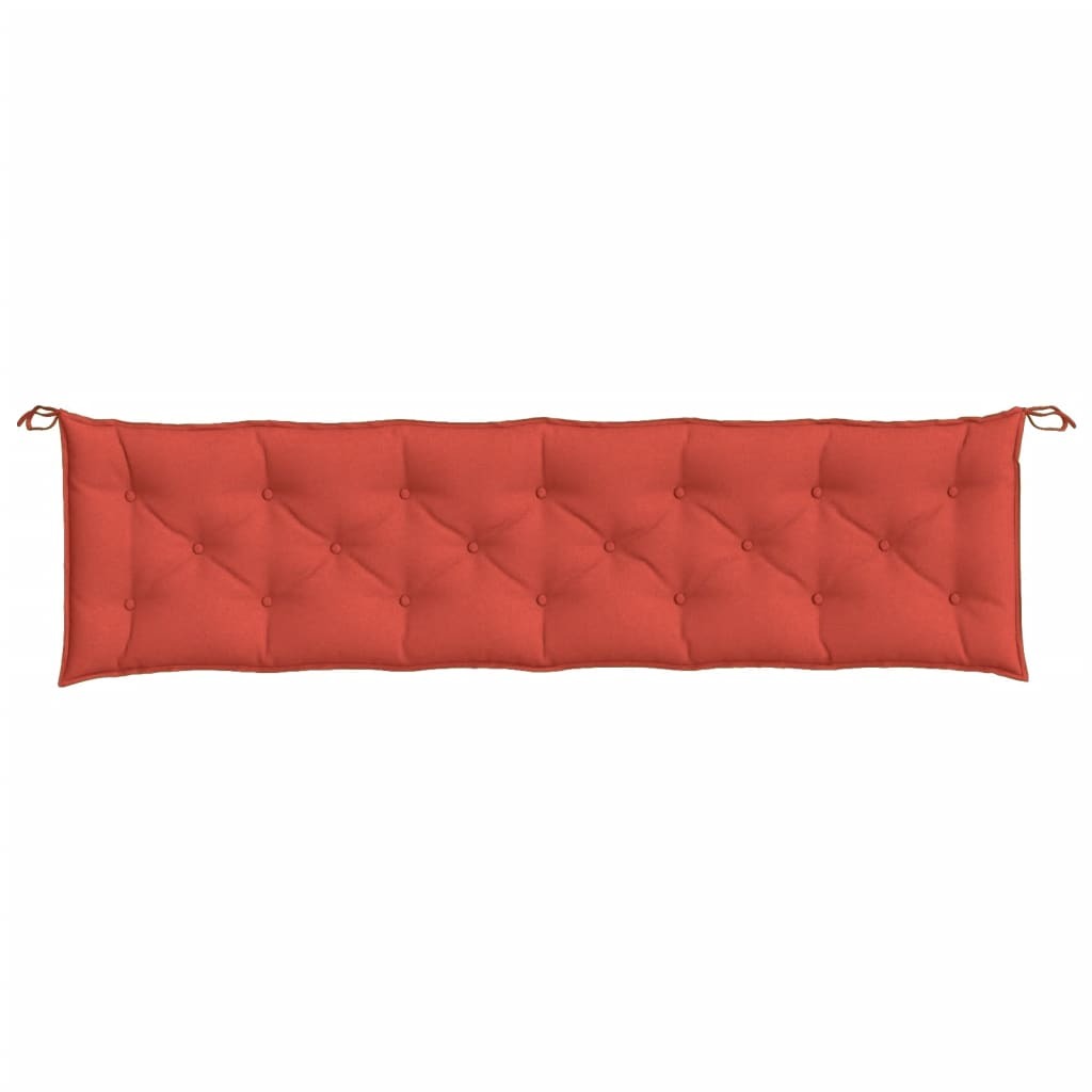 vidaXL Garden Bench Cushion Melange Red 78.7"x19.7"x2.8" Fabric