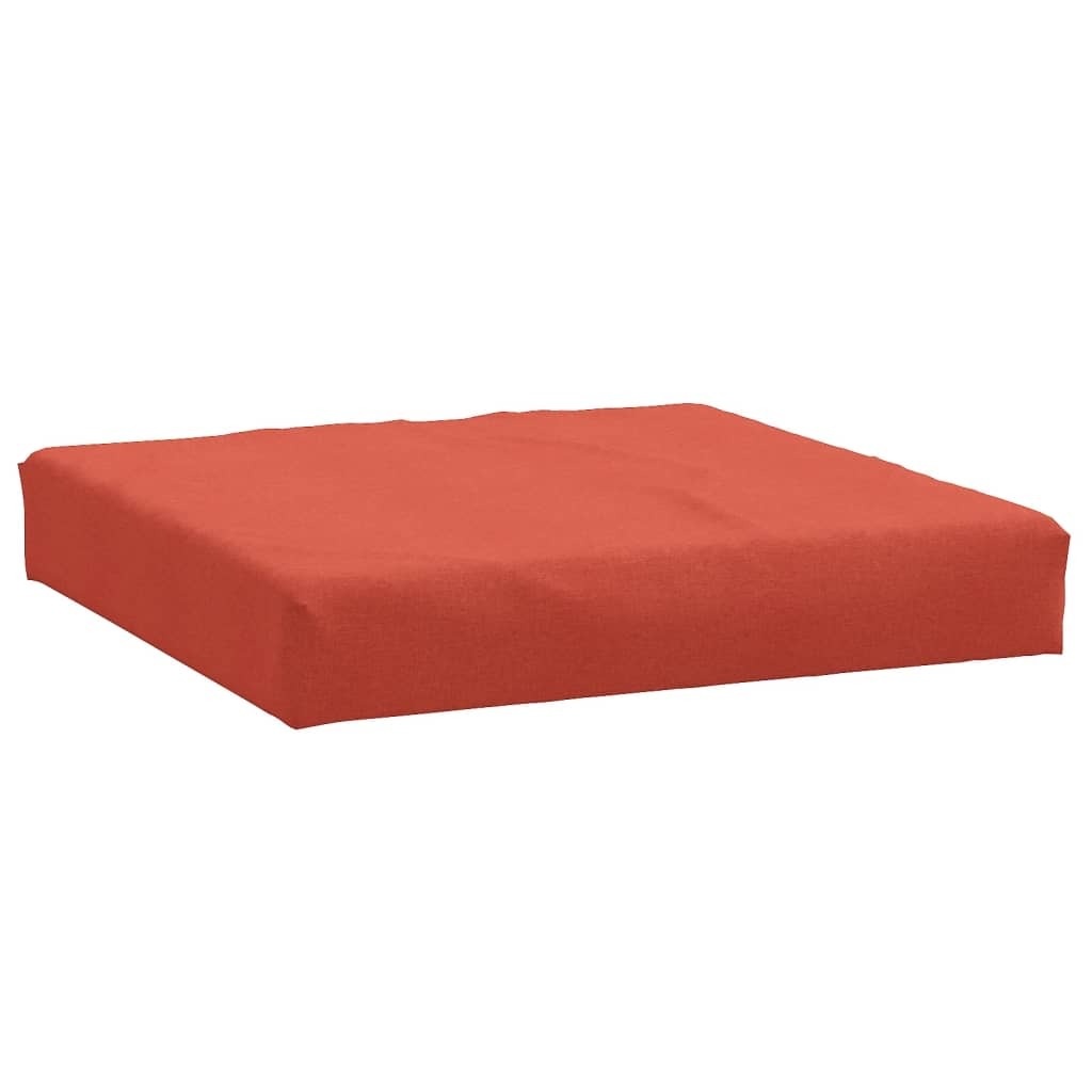 vidaXL Pallet Cushions 2 pcs Melange Red Fabric