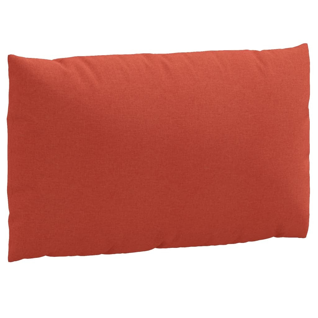 vidaXL Pallet Cushions 2 pcs Melange Red Fabric