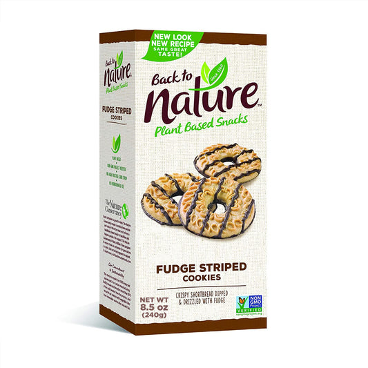 Back To Nature Cookies Fudge Striped (6x8.5 OZ)-0