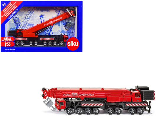 Siku Mega Lifter Red and Black "Global Construction" 1/55 Diecast Models by Siku-0