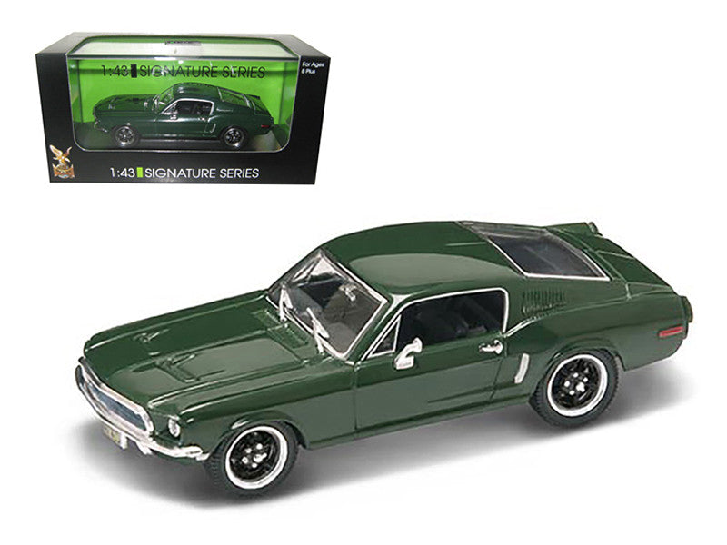 1968 Ford Mustang GT Green 1/43 Diecast Car Model Signature Series by Road Signature-0