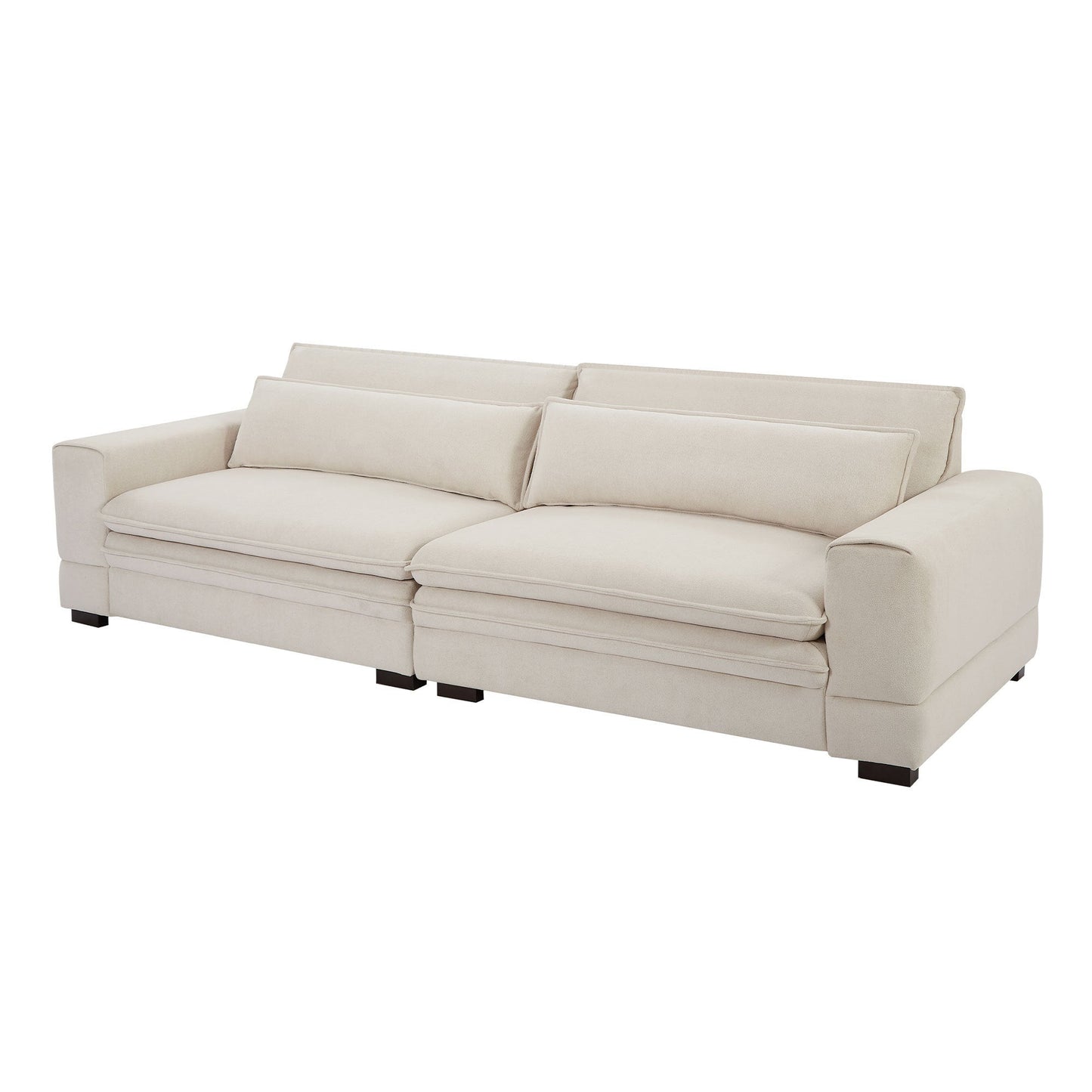 Modern Upholstered  Mid-Century Sofa Couch-6