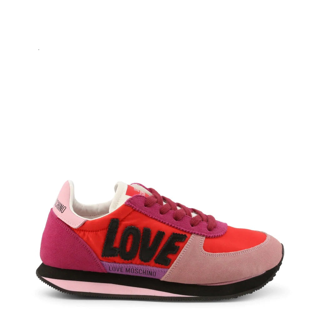 Red Love Suede Sneakers - American Smart