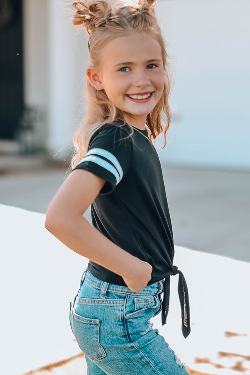 girls-striped-tie-front-t-shirt