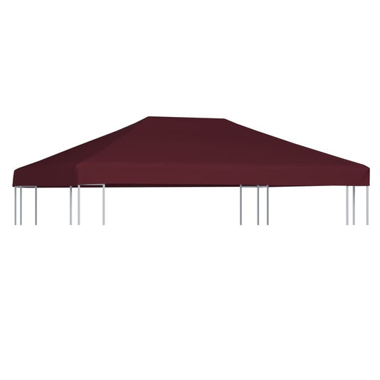 vidaXL Gazebo Top Cover 9.1 oz/yd 9.8'x13.1' Bordeaux