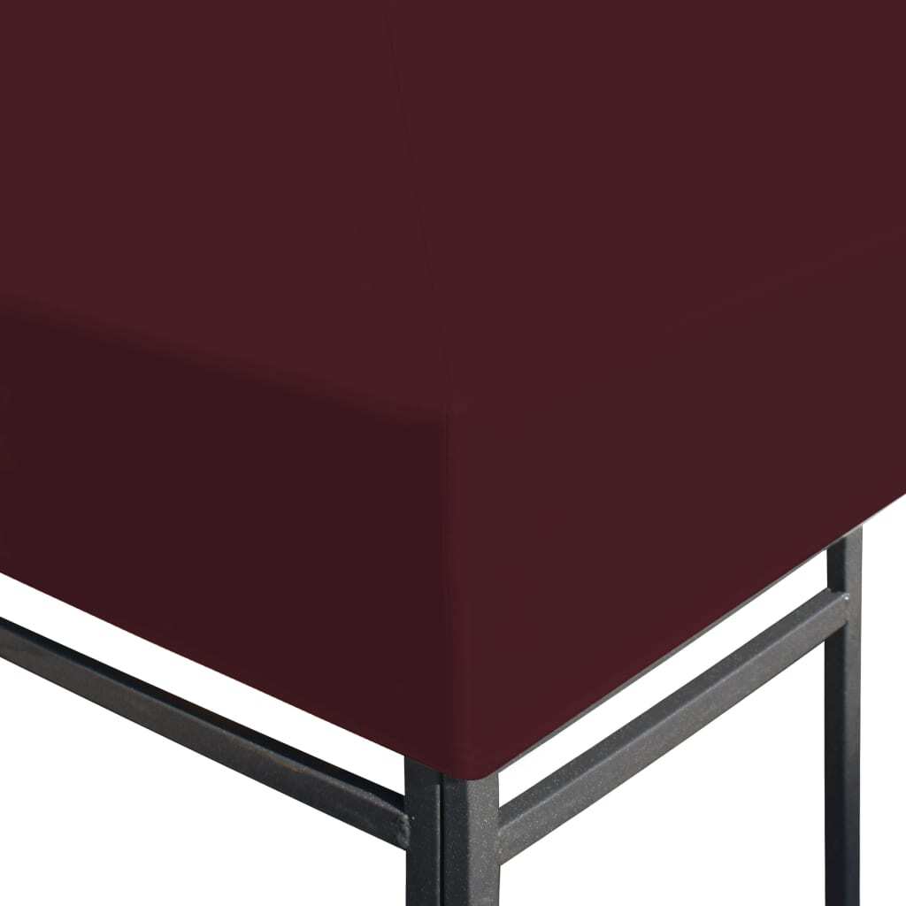 vidaXL Gazebo Top Cover 9.1 oz/yd 9.8'x13.1' Bordeaux