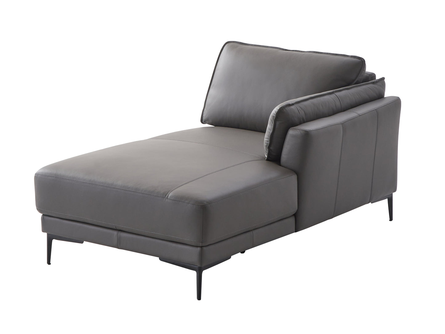 ACME Meka Sectional Sofa, Anthracite Leather-2