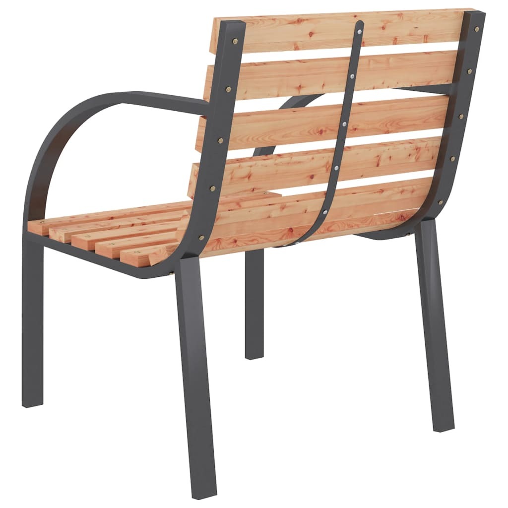 vidaXL Patio Chairs 2 pcs Wood