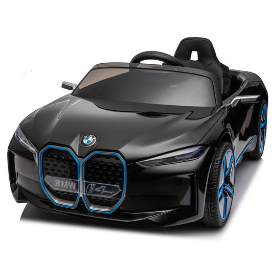 Licensed BMW I4,12v Kids ride on car 2.4G W/Parents Remote Control,electric car for kids,Three speed adjustable,Power display, USB,MP3 ,Bluetooth,LED light,Two-point safety belt,story