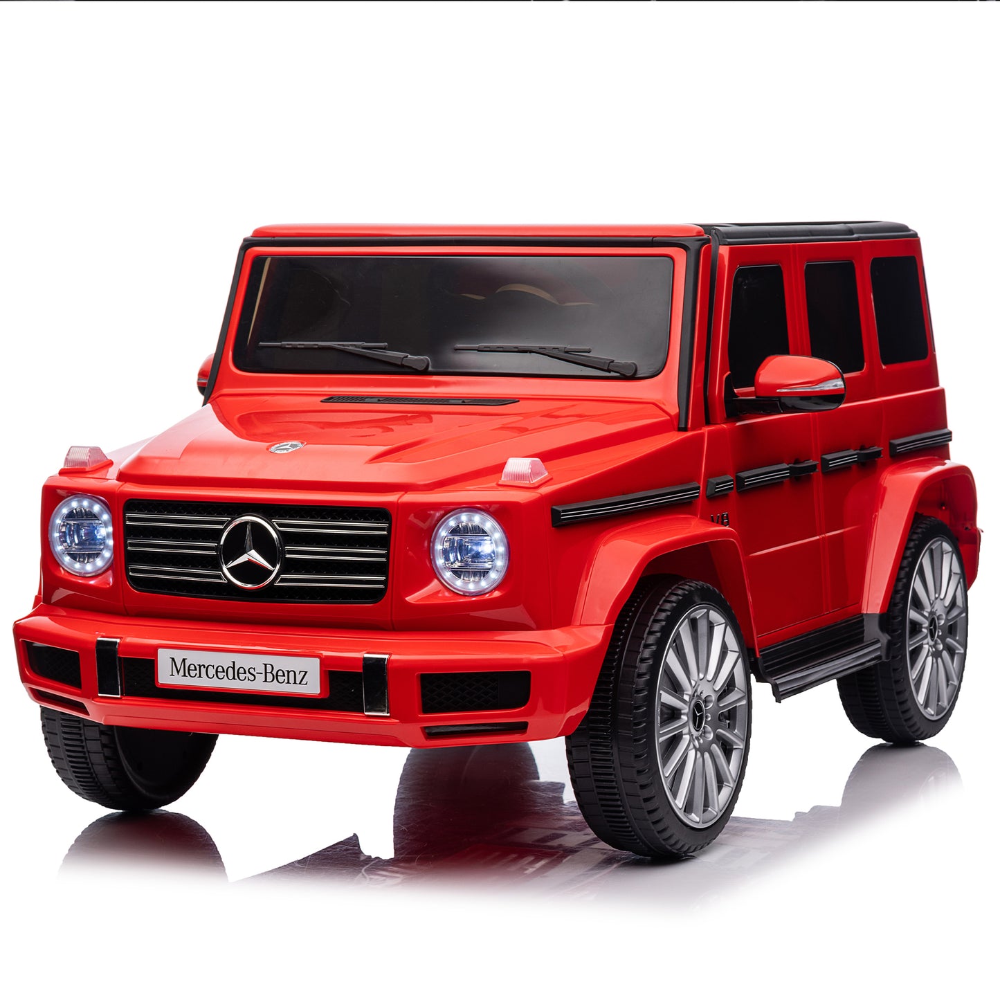 Licensed Mercedes-Benz G500,24V Kids ride on toy 2.4G W/Parents Remote Control,electric car for kids,Three speed adjustable,Power display, USB,MP3 ,Bluetooth,LED light,Three-point safety belt