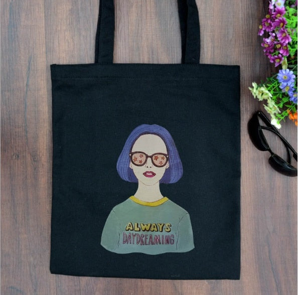 Single-Shoulder Canvas Tote Bags