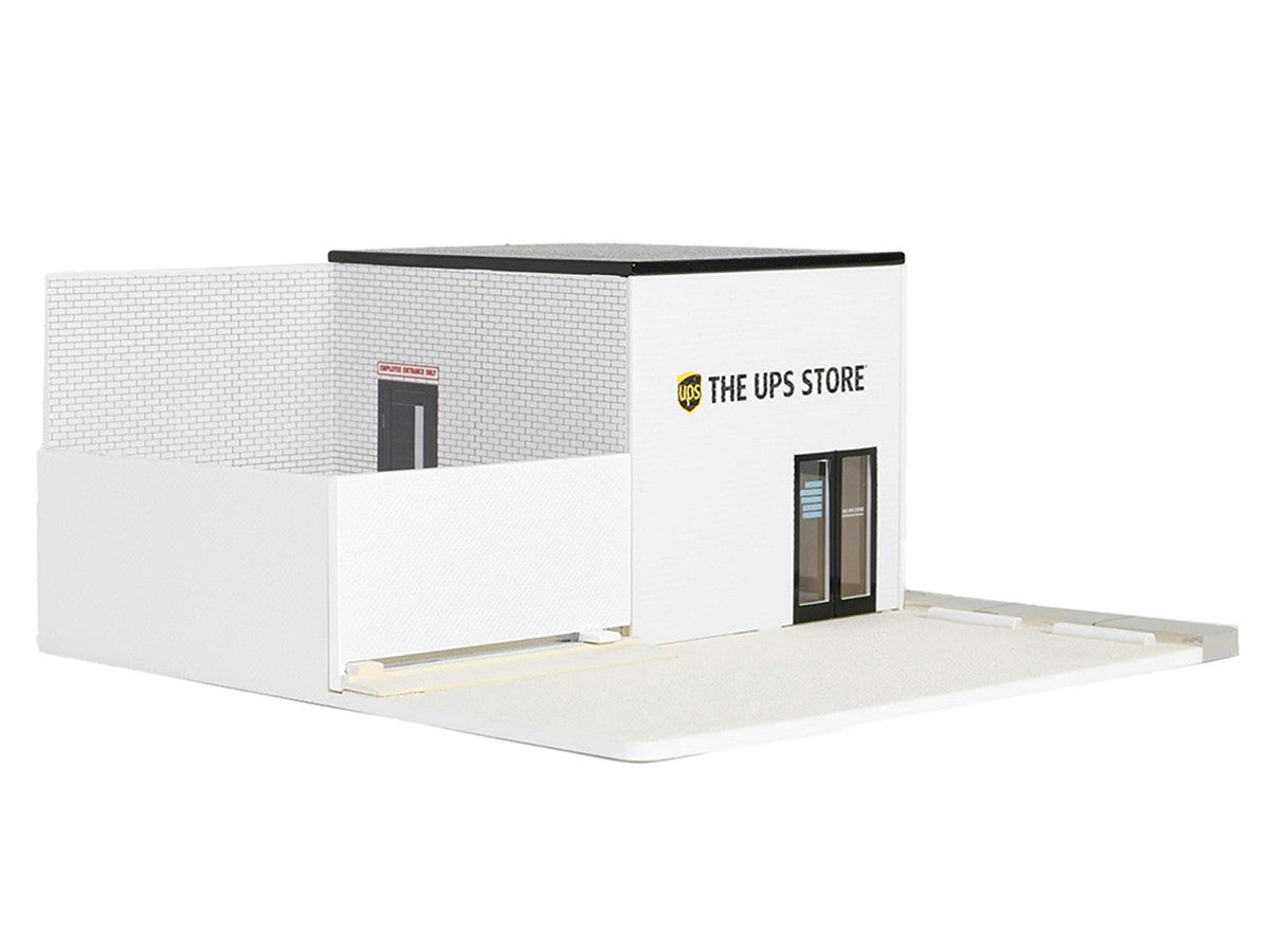 The UPS Store Diorama "Mechanic's Corner" for 1/64 Scale Models by Greenlight-1