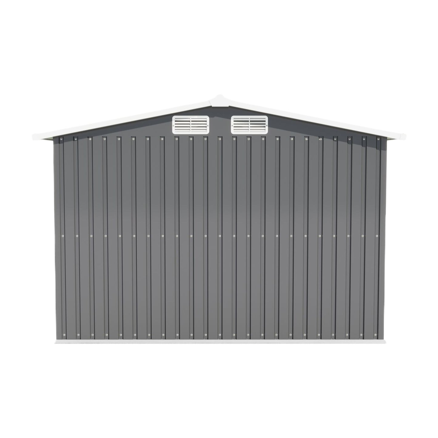 Patio, Lawn & Garden,Metal Outdoor Storage Shed 10FT x 8FT, Clearance with Lockable Door Metal Garden Shed Steel Anti-Corrosion Storage House Waterproof Tool Shed for Backyard Patio, Lawn and Garden