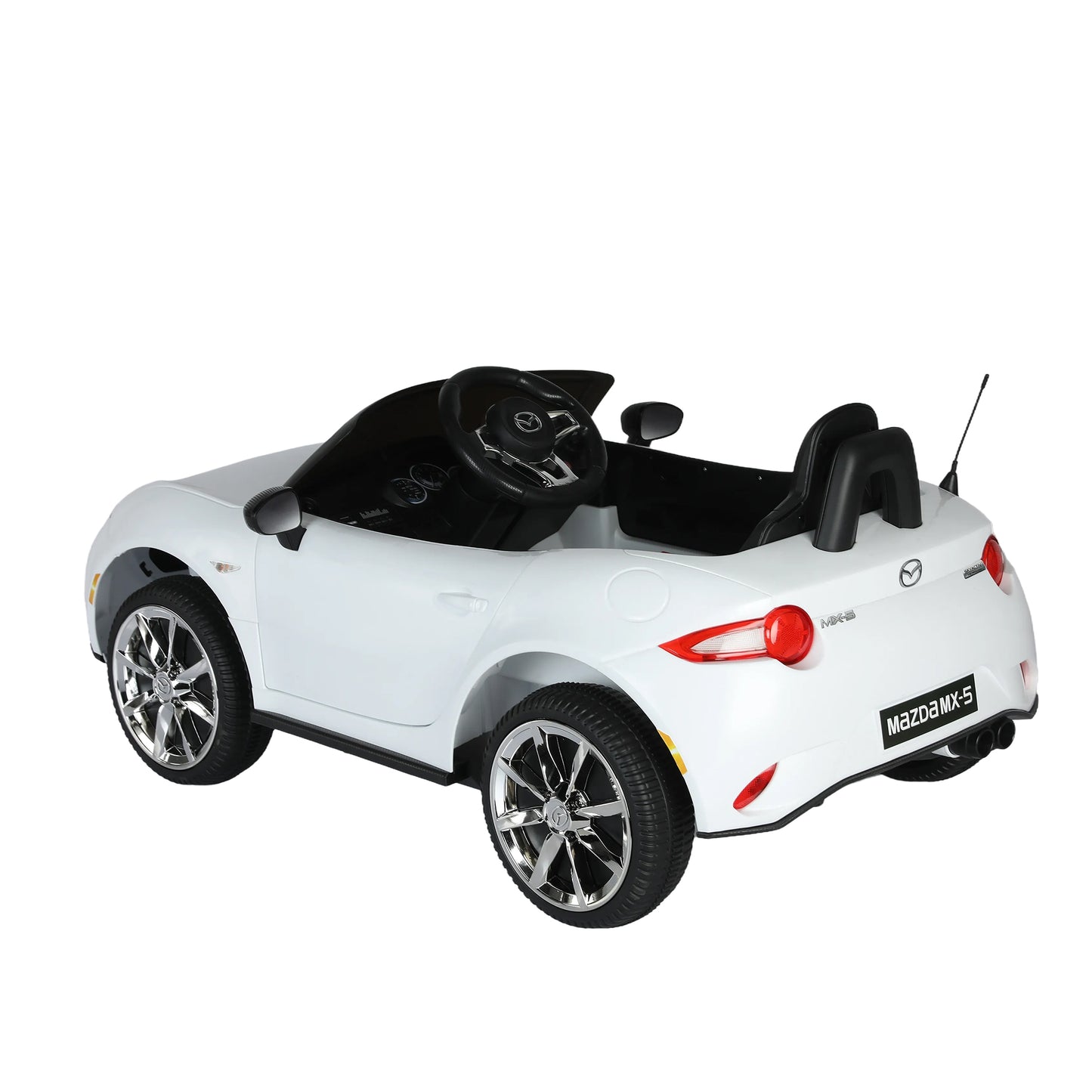 Licensed MAZDA MX-5 RF,12V Kids ride on car 2.4G W/Parents Remote Control,electric car for kids,Three speed adjustable,Power display, USB,MP3 ,Bluetooth,LED light,Two-point safety belt