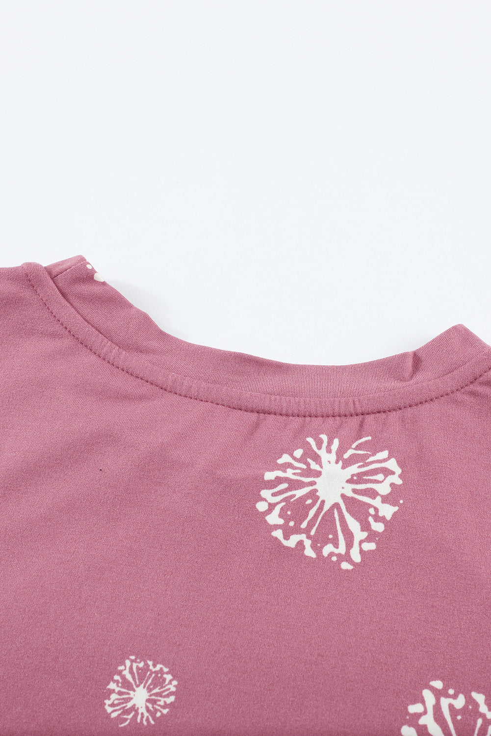 girls-dandelion-print-round-neck-tee