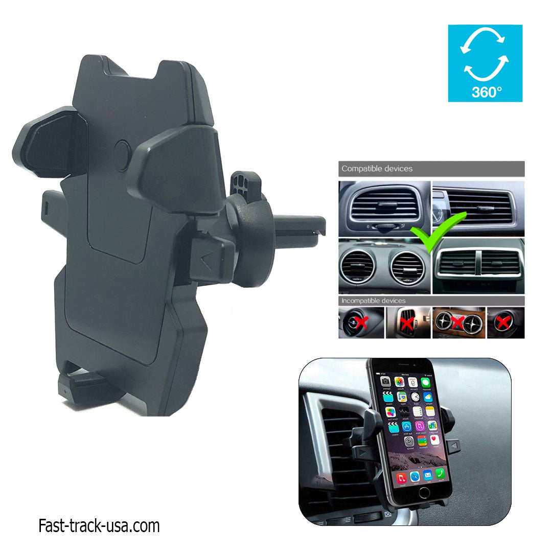 Car Air Vent Mount Cell Phone Holder One Touch-0