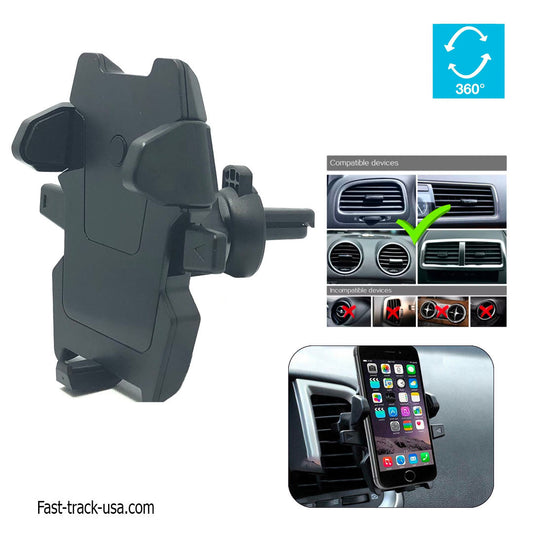 Car Air Vent Mount Cell Phone Holder One Touch-0