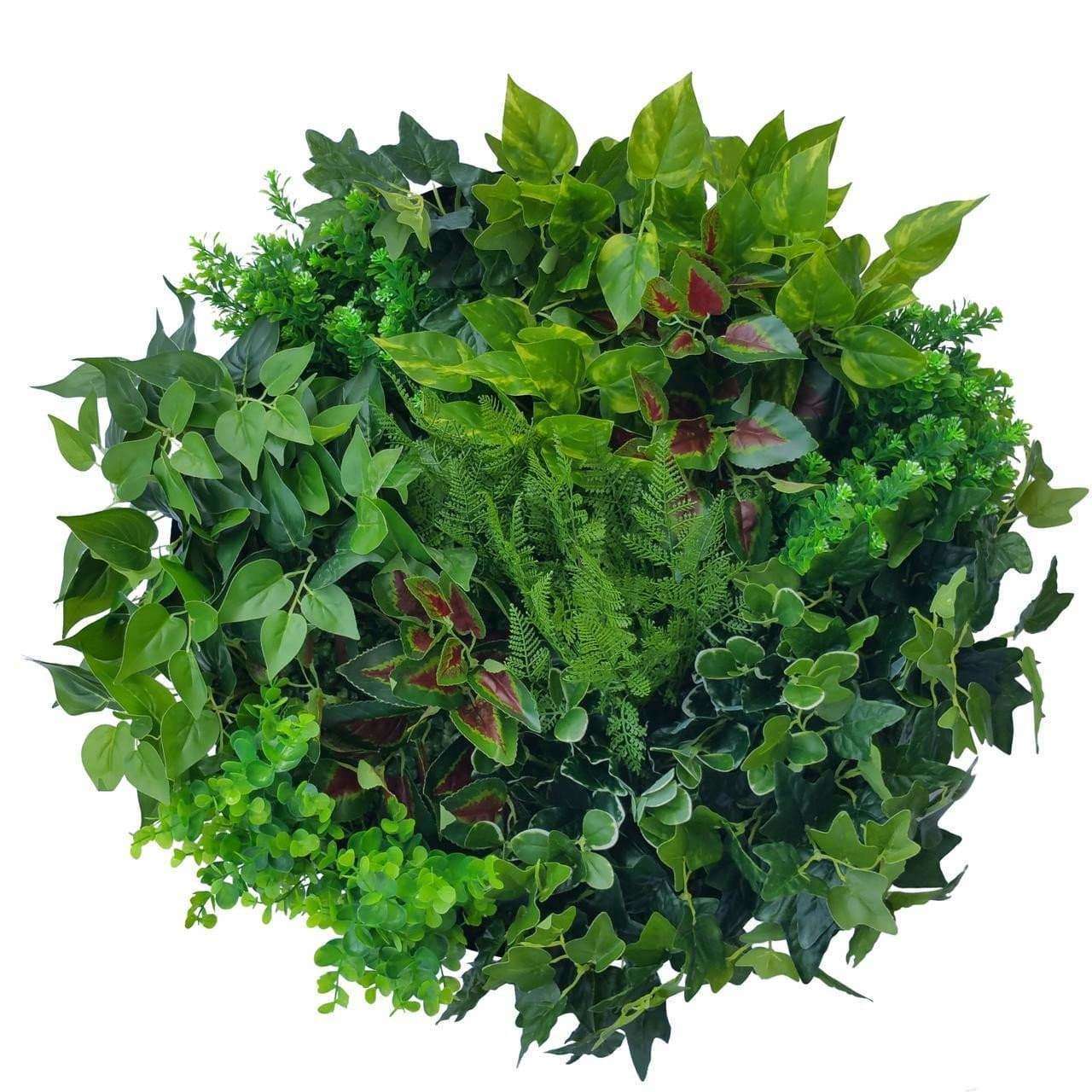 60cm Colour Splash Artificial Vertical Garden Plant Disc Panel-0