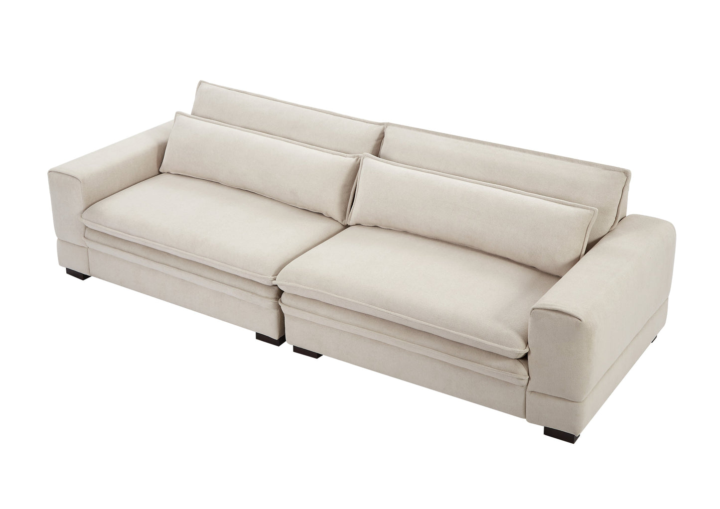 Modern Upholstered  Mid-Century Sofa Couch-5