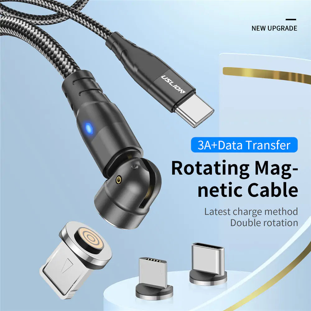 Magnetic Cable Quick Charge 4.0 USB/TYPE-C/iPHONE