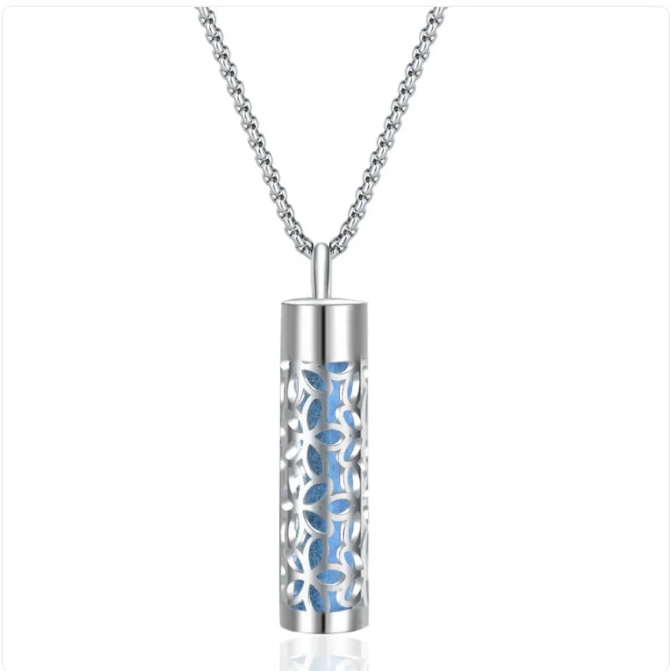 316L Stainless Steel Perfume Oil Diffuser Necklace