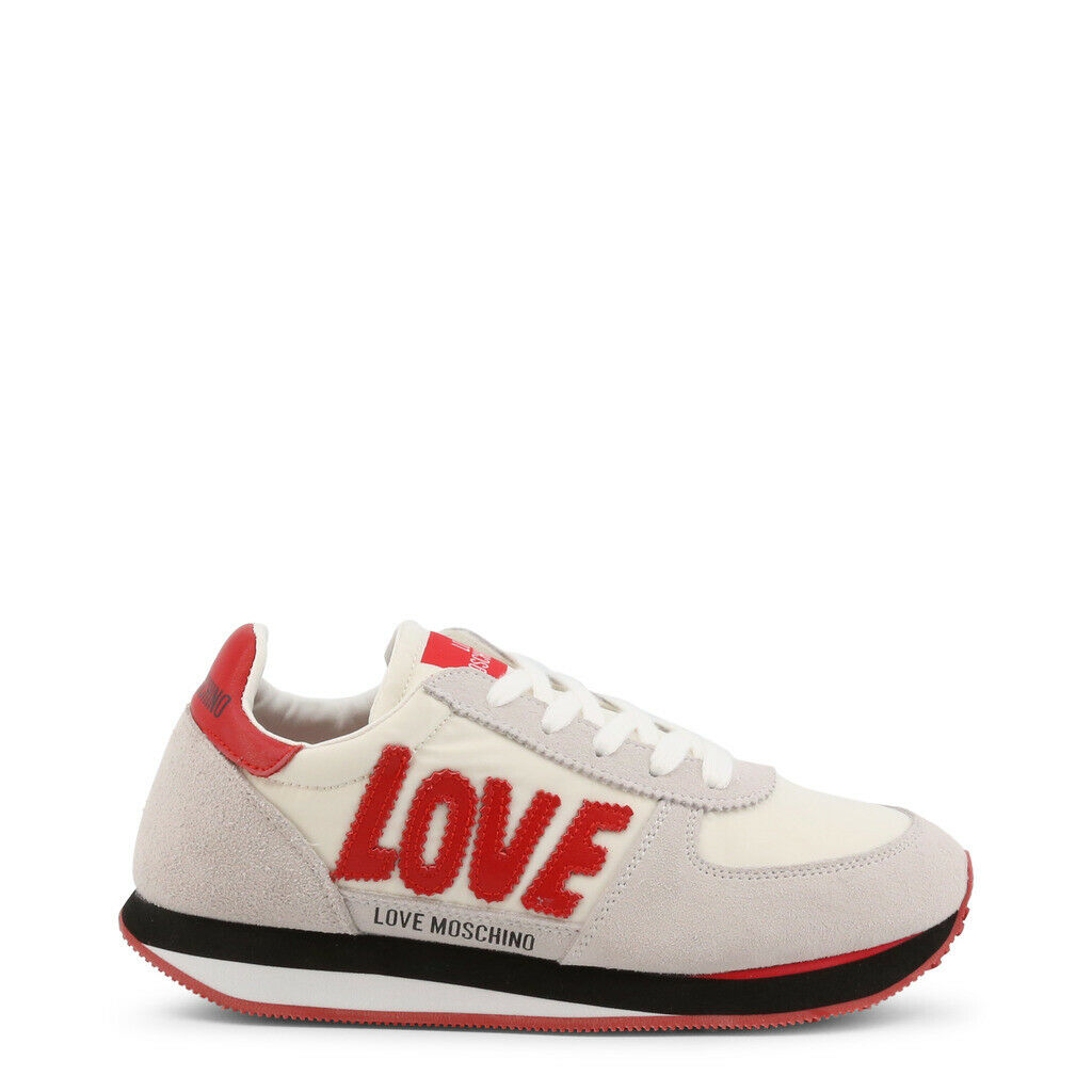 White Love Suede Sneakers - American Smart