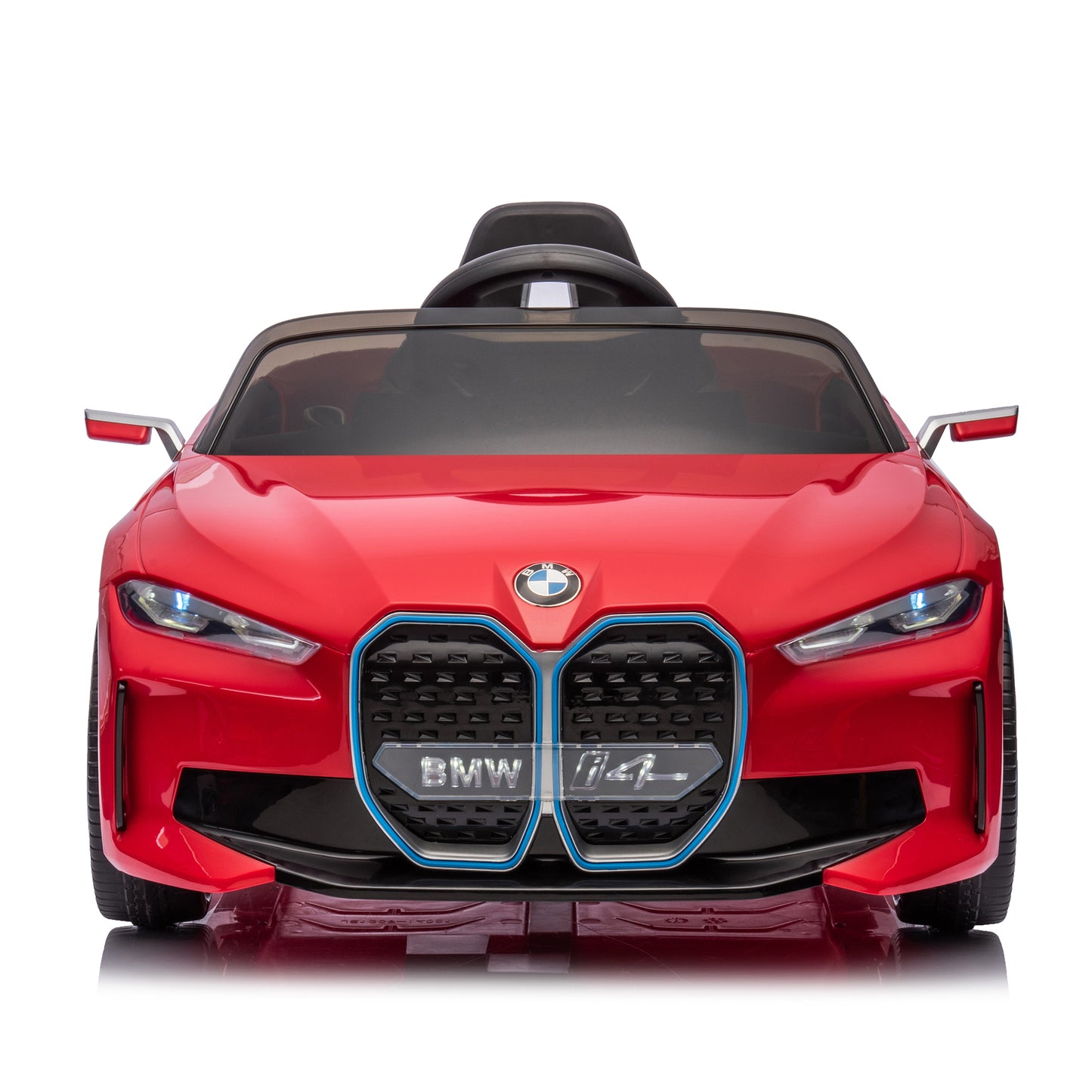 Licensed BMW I4,12v Kids ride on car 2.4G W/Parents Remote Control,electric car for kids,Three speed adjustable,Power display, USB,MP3 ,Bluetooth,LED light,Two-point safety belt,story