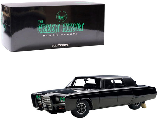 Black Beauty "The Green Hornet" (1966-1967) TV Series 1/18 Diecast Model Car by Autoart-0