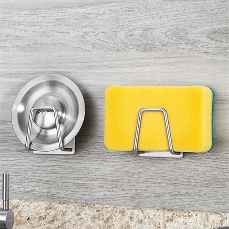 kitchen-stainless-steel-sink-sponges-holder