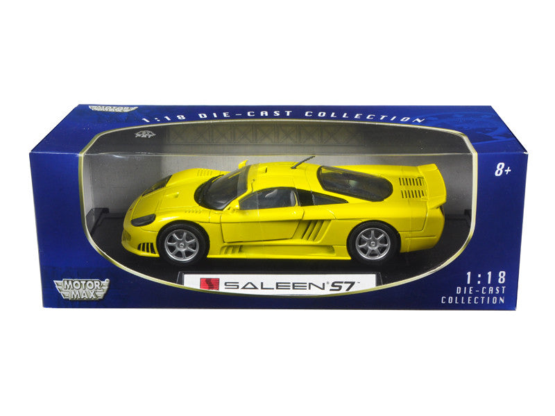 Saleen S7 Yellow 1/18 Diecast Model Car by Motormax-0