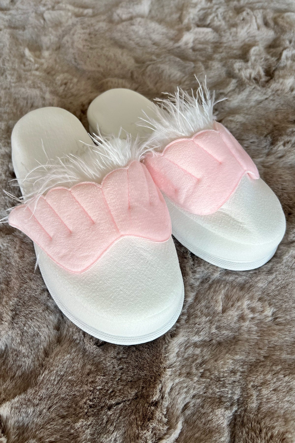 Shopymommy 75007 Angel Wing Maternity Slippers Pink-0