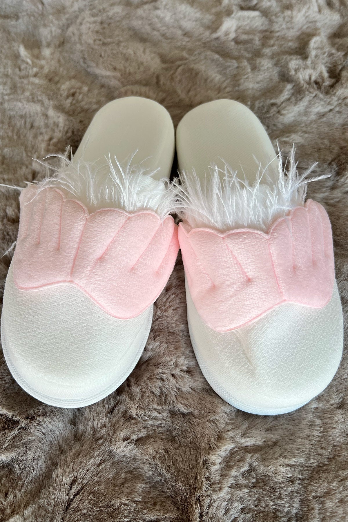 Shopymommy 75007 Angel Wing Maternity Slippers Pink-3