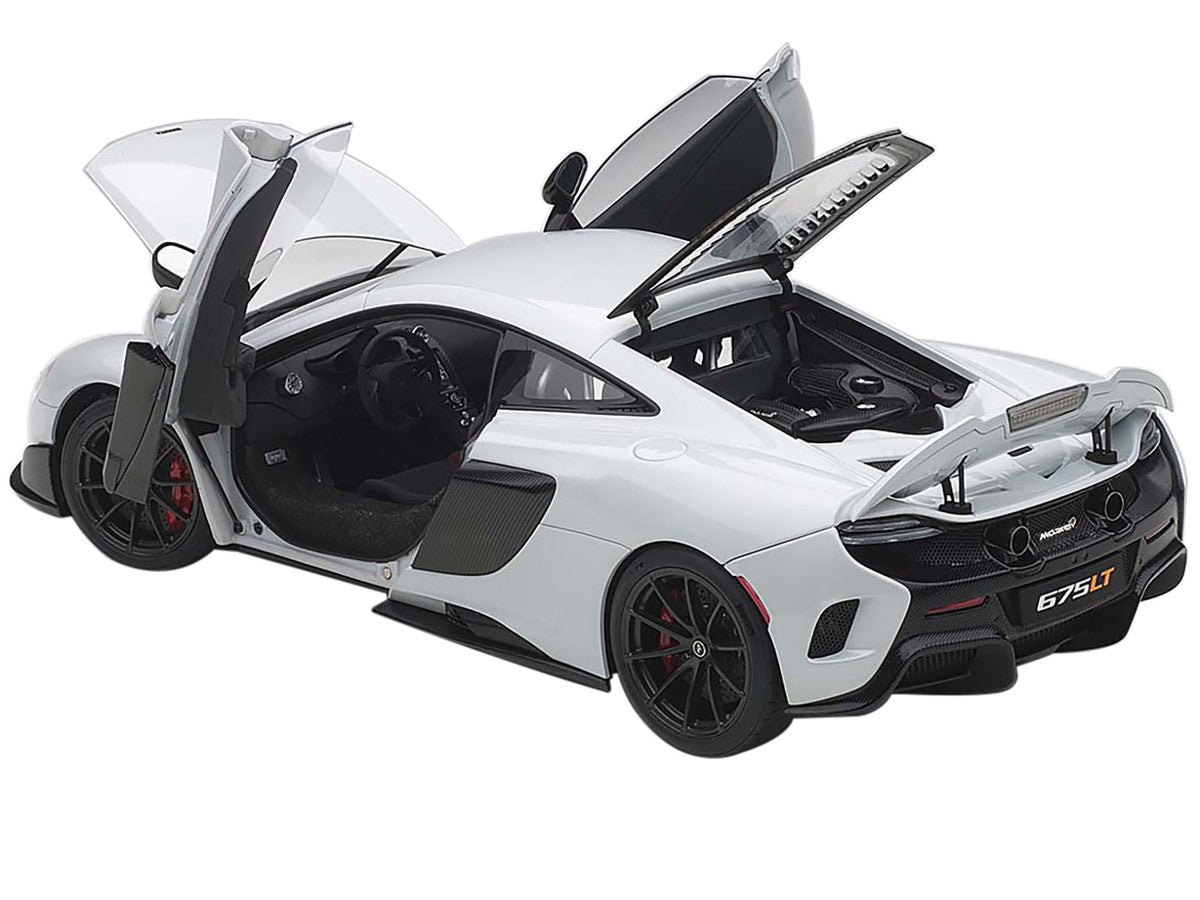 Mclaren 675LT Silica White 1/18 Model Car by Autoart-1