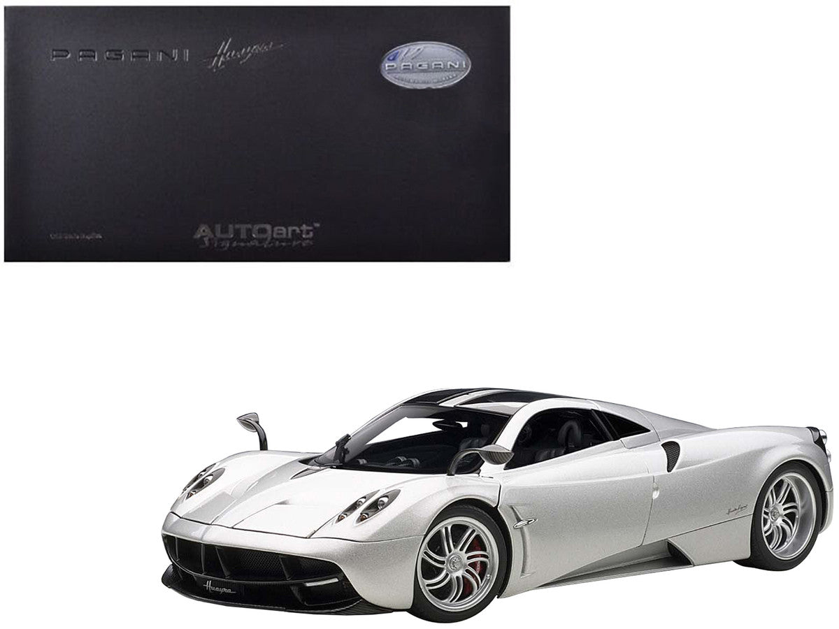 Pagani Huayra Silver 1/18 Diecast Car Model by Autoart-0