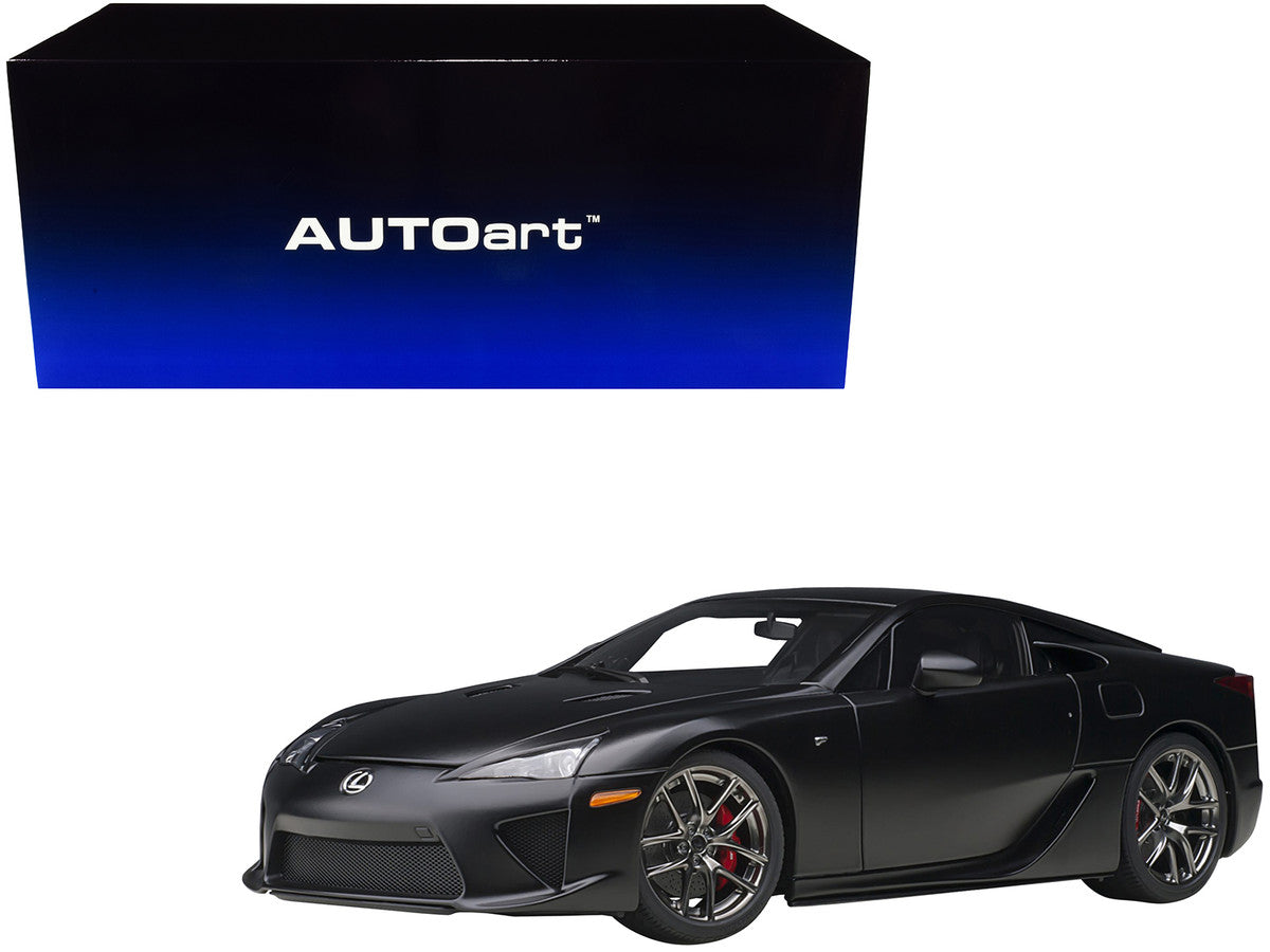 Lexus LFA Matt Black 1/18 Model Car by Autoart-0