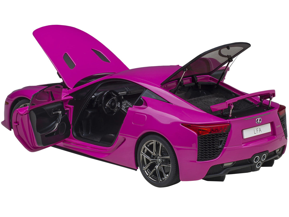 Lexus LFA Passionate Pink 1/18 Model Car by Autoart-1