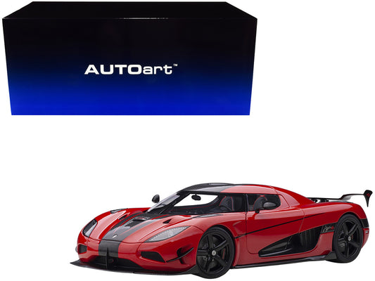 Koenigsegg Agera RS Chili Red with Black Accents 1/18  Model Car by Autoart-0