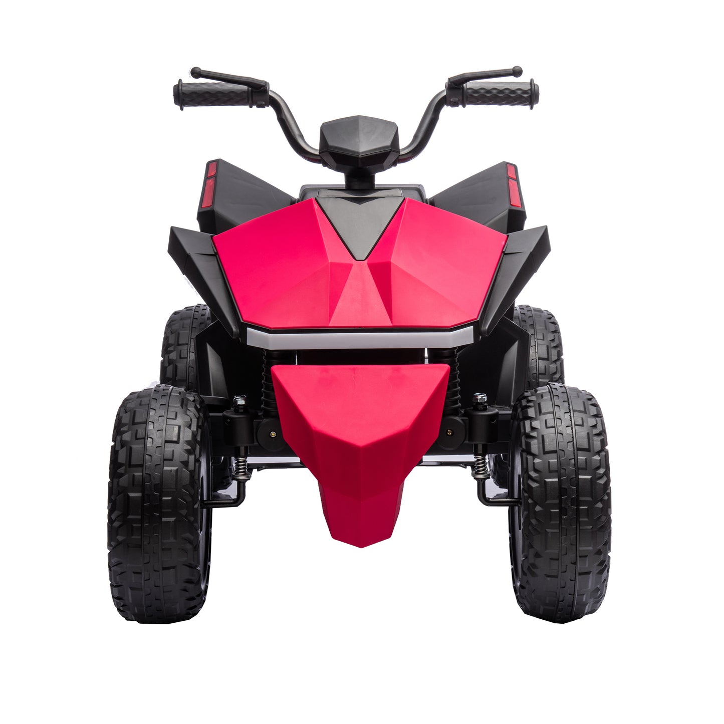 ATV Style ride on, 12V 7AH Kids ride on electric atv 3-8years Multi-Functional Touch Screen Integrated, LED Front and Rear Dazzling Lights, Music, Nursery Rhymes, MP3/USB Interface, Dual-Drive System