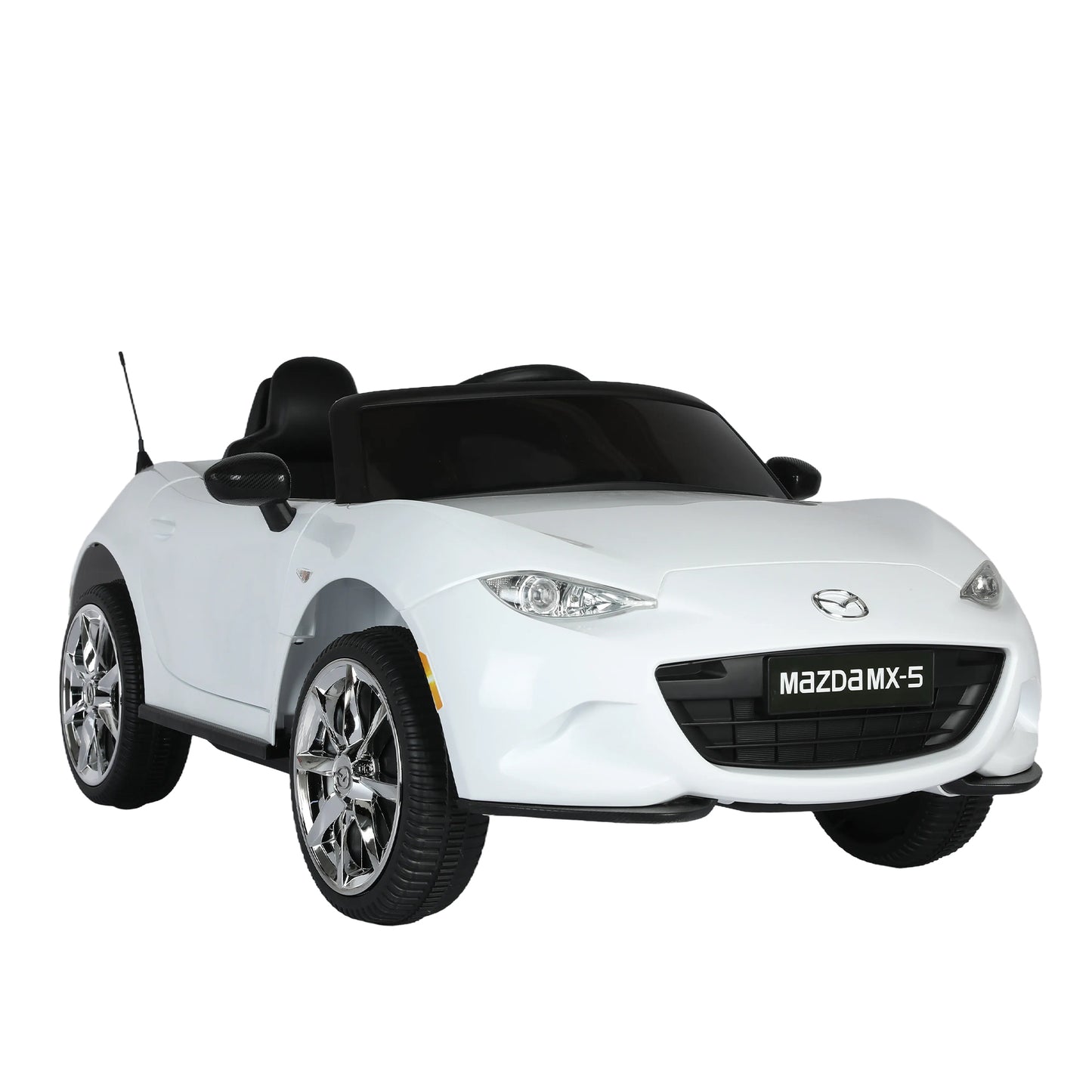 Licensed MAZDA MX-5 RF,12V Kids ride on car 2.4G W/Parents Remote Control,electric car for kids,Three speed adjustable,Power display, USB,MP3 ,Bluetooth,LED light,Two-point safety belt