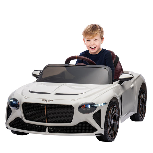 Licensed Bentley Mulsanne,12V7A Kids ride on car 2.4G W/Parents Remote Control,electric car for kids,Three speed adjustable,Power display,USB,MP3 ,Bluetooth,LED light,Three-point safety belt