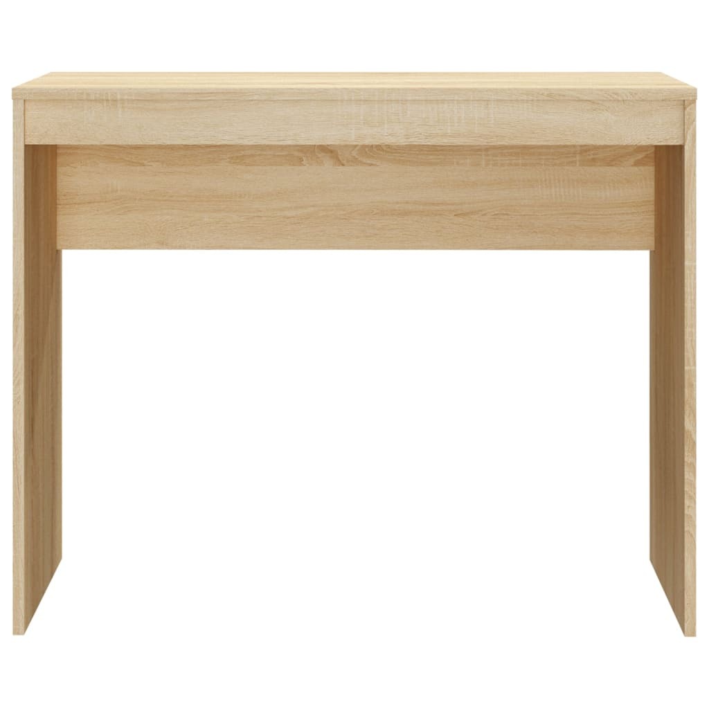 vidaXL Desk Sonoma Oak 35.4"x15.7"x28.3" Engineered Wood