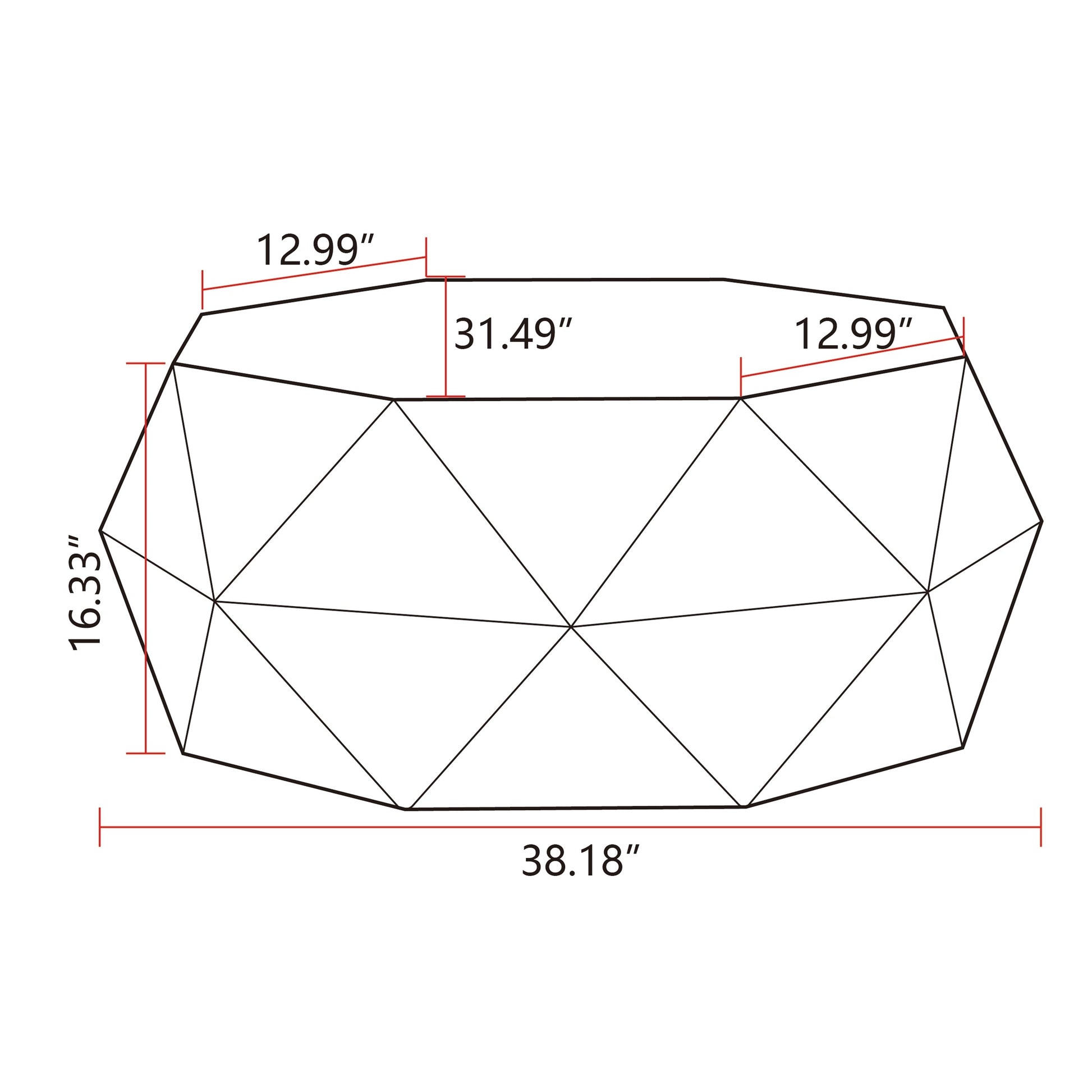 Three-dimensional Retro Style Coffee Table-13