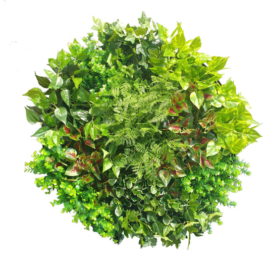 80cm Colour Splash Artificial Vertical Garden Wall Art Disc-0